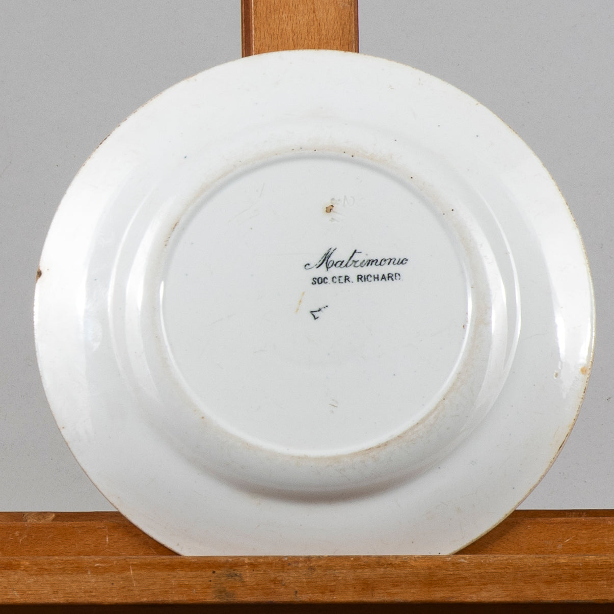 Piatto commemorativo  Soc. Cer.  Richard  serie Matrimonio epoca 900