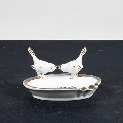 Posacenere in ceramica con stemma Offenbach Bavaria Gerold e Co. Tettau  1950
