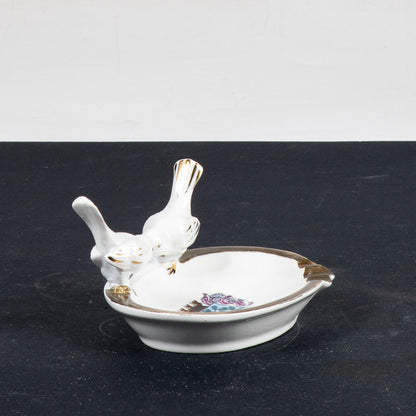 Posacenere in ceramica con stemma Offenbach Bavaria Gerold e Co. Tettau  1950
