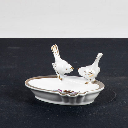 Posacenere in ceramica con stemma Offenbach Bavaria Gerold e Co. Tettau  1950