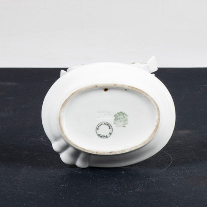 Posacenere in ceramica con stemma Offenbach Bavaria Gerold e Co. Tettau  1950