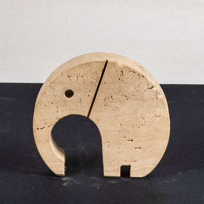 scultura in pietra figura di elefante