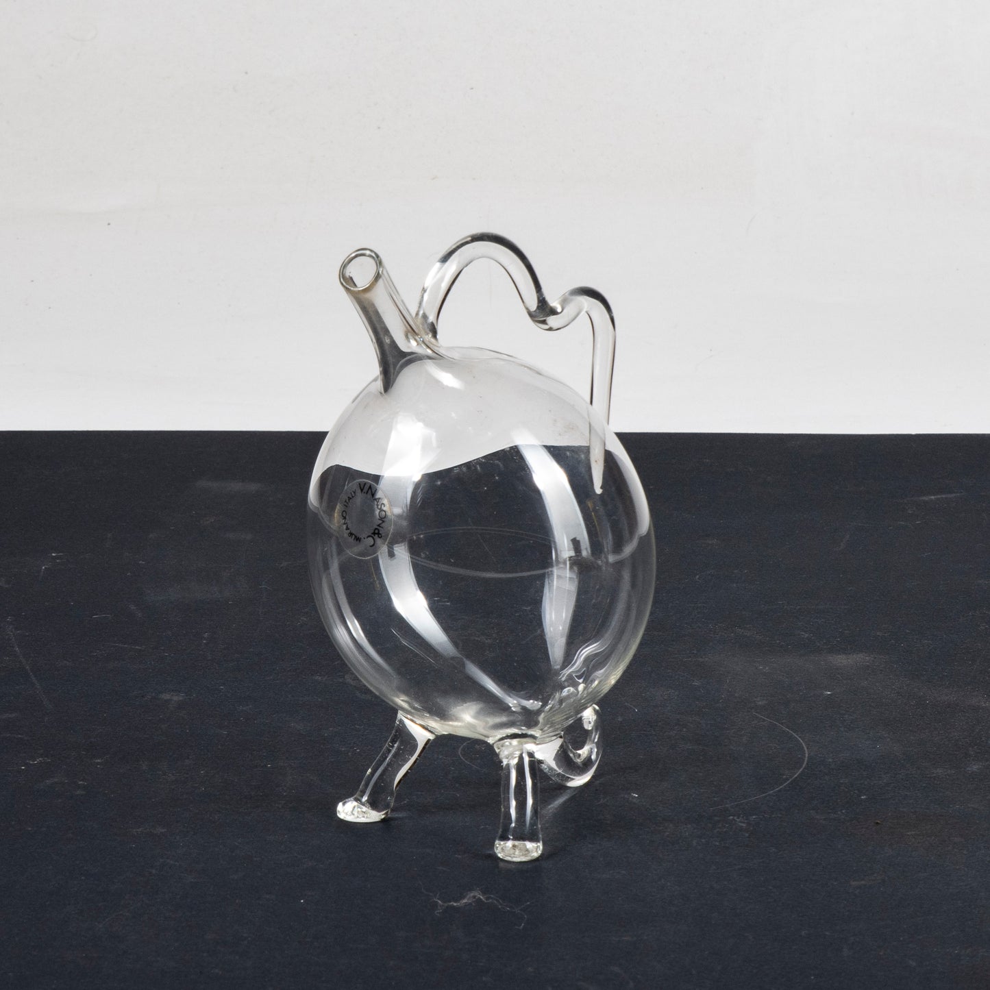 scultura in vetro di murano per v. nason e c. vaso