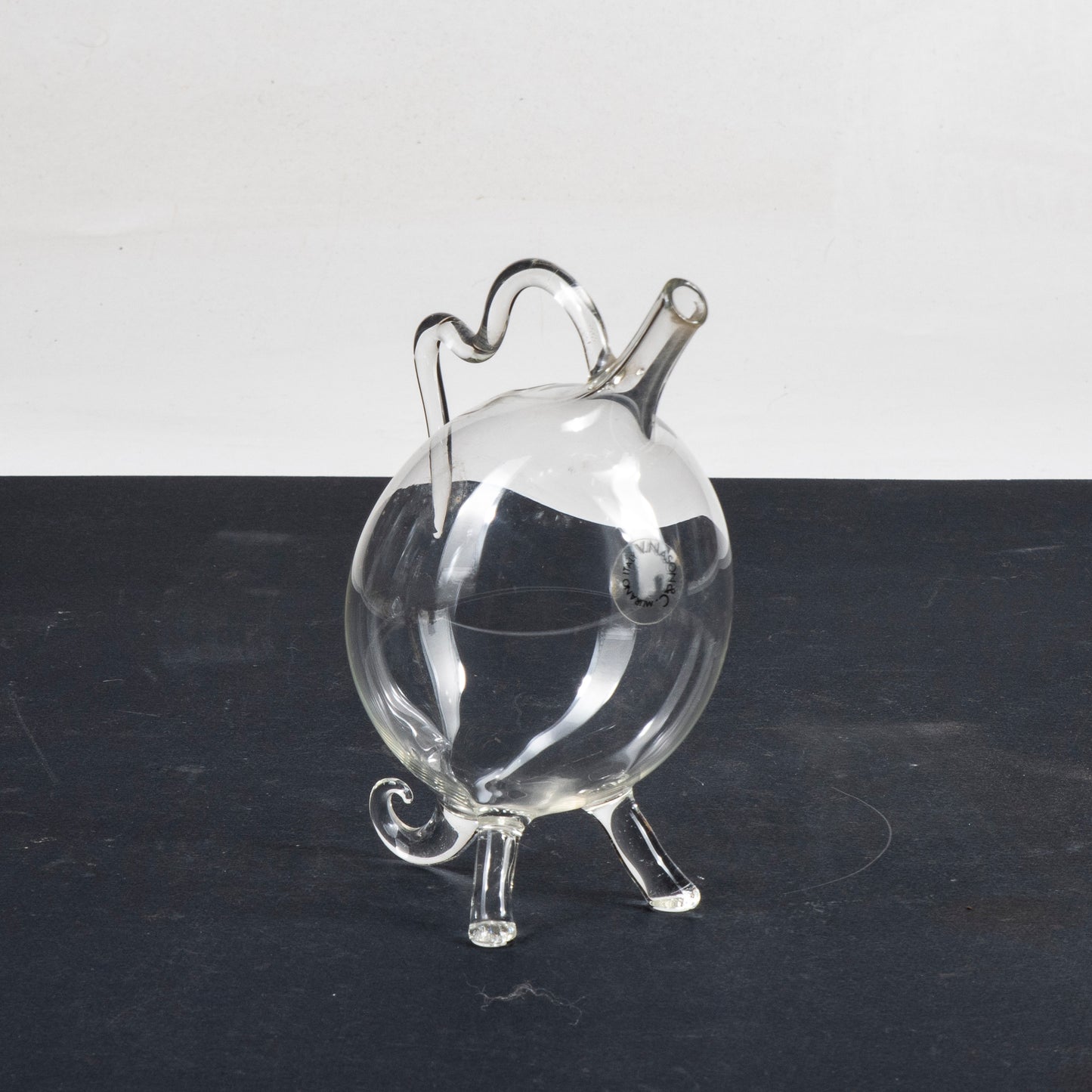 scultura in vetro di murano per v. nason e c. vaso