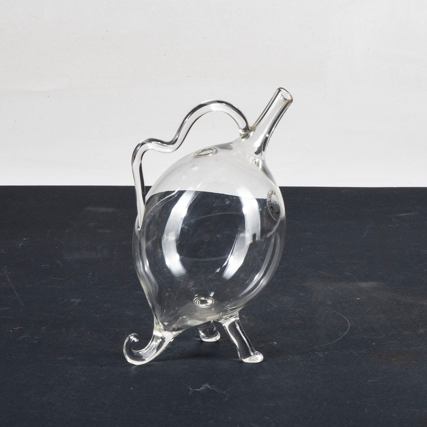 scultura in vetro di murano per v. nason e c. vaso