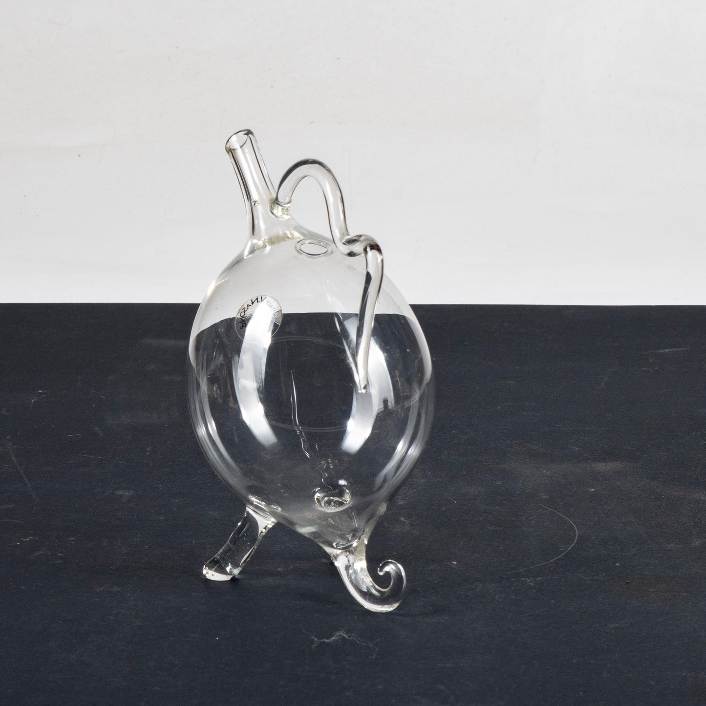 scultura in vetro di murano per v. nason e c. vaso