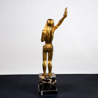 statua scultura premio in metallo nazioni unite