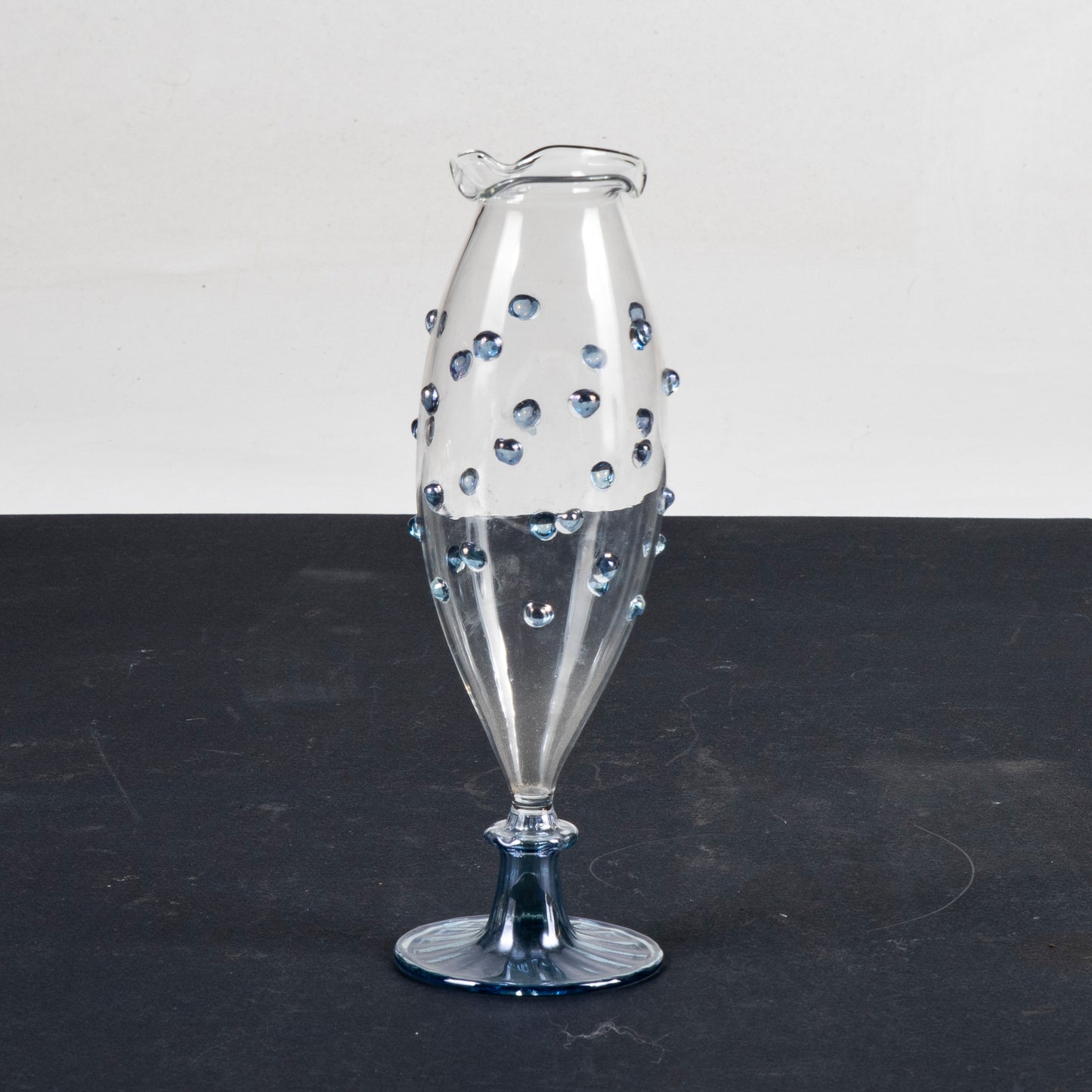 vaso in vetro di murano con decori