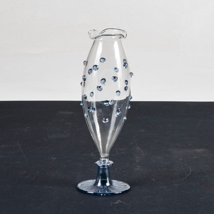 vaso in vetro di murano con decori