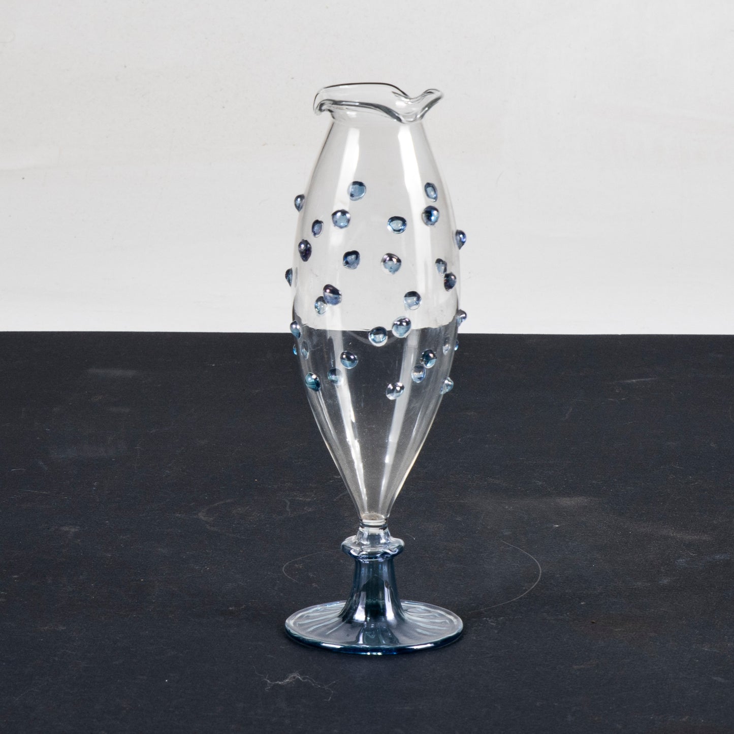 vaso in vetro di murano con decori