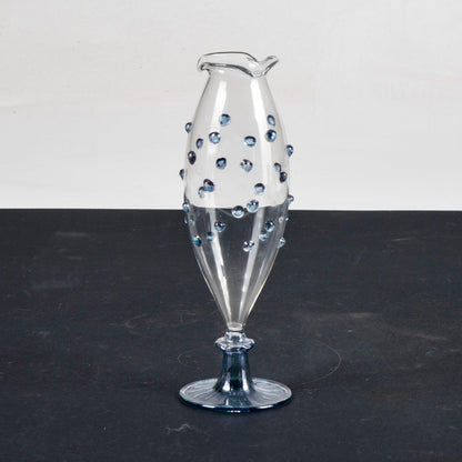 vaso in vetro di murano con decori