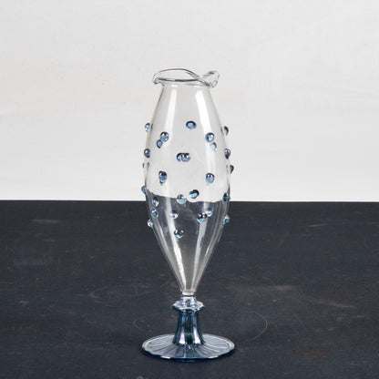 vaso in vetro di murano con decori