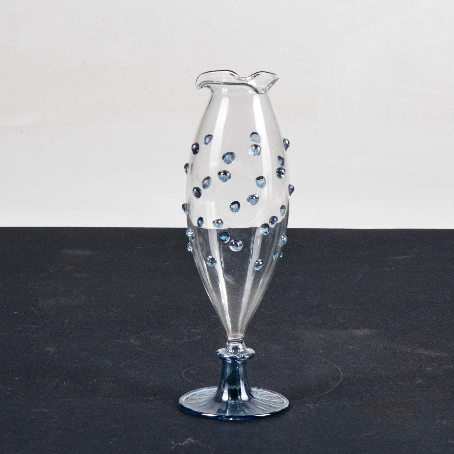 vaso in vetro di murano con decori