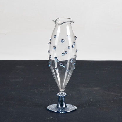 vaso in vetro di murano con decori