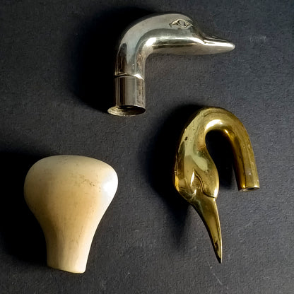 Set manici da bastone  epoca prima metà del 1900