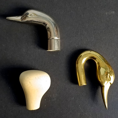 Set manici da bastone  epoca prima metà del 1900