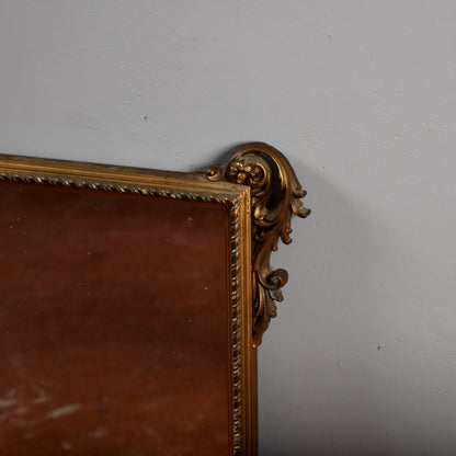 Specchio specchiera dorata anni 60
