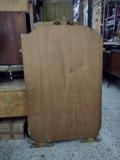 Specchio specchiera verticale caminiera  toletta credenza decori a foglia e orone
