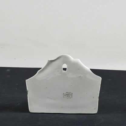 Porta lettere  da parete portalettere firmato Società Ceramica Richard Milano epoca XX Secolo