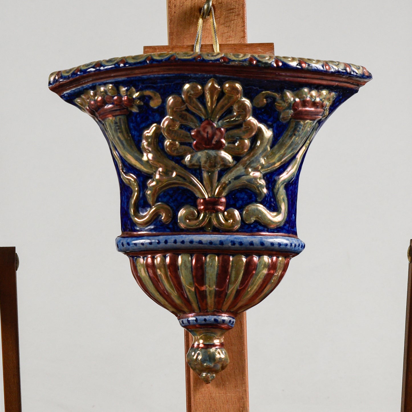 Vaso ceramica finitura a lustro