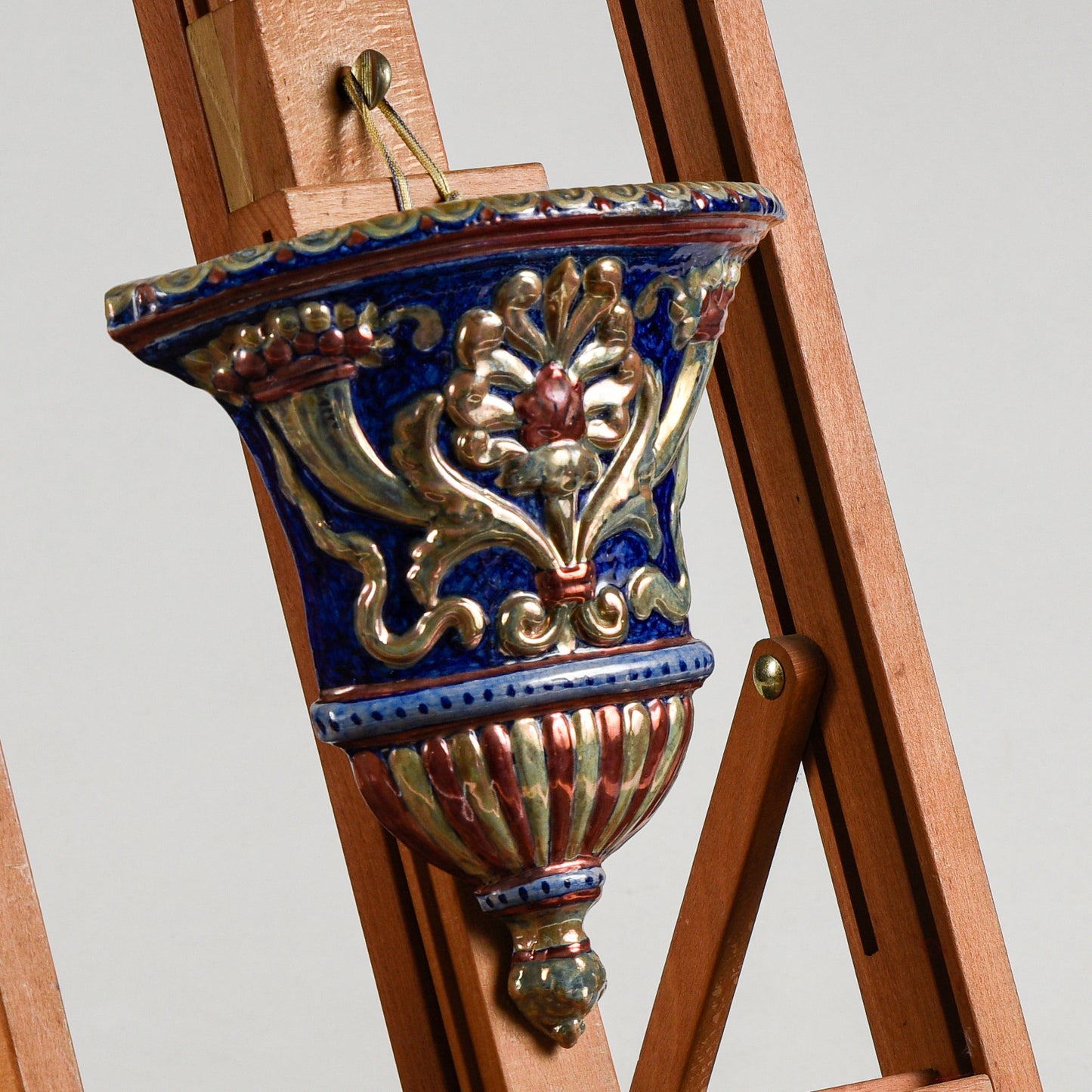 Vaso ceramica finitura a lustro