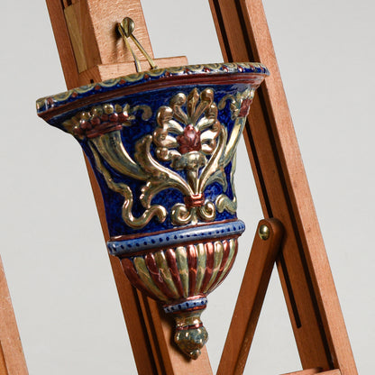 Vaso ceramica finitura a lustro