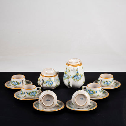 Servizio da caffè marcato Matricardi  in ceramica 1950