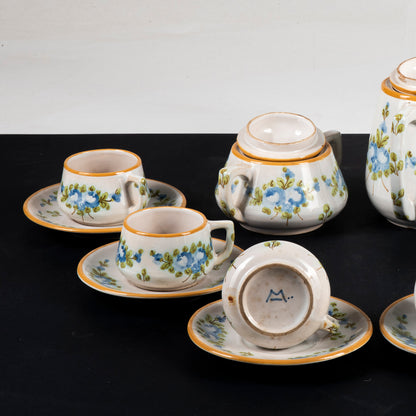 Servizio da caffè marcato Matricardi  in ceramica 1950