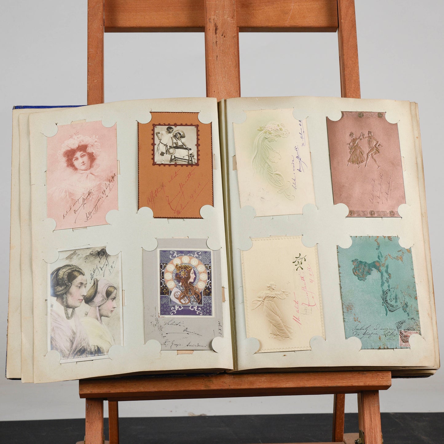 Album cartoline illustrate primissimo 900 viaggiate varie tipologie