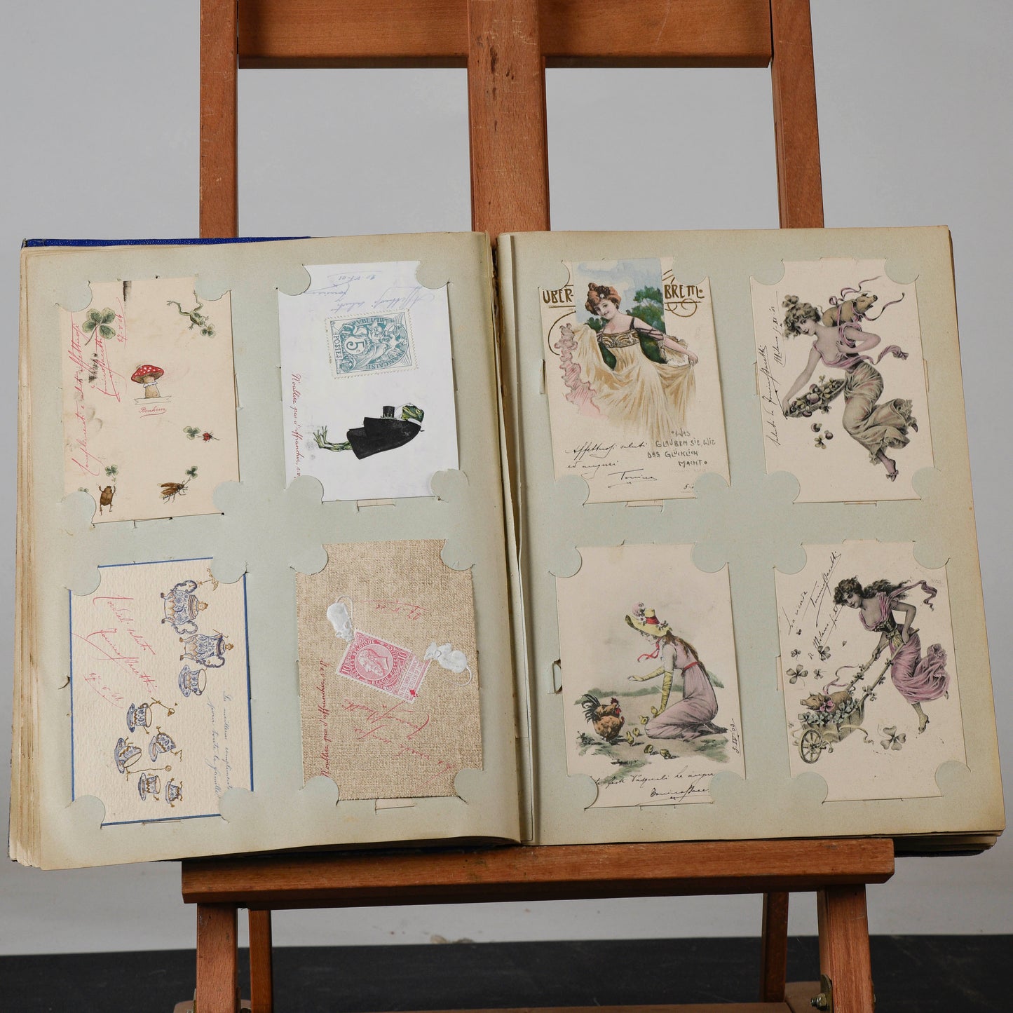 Album cartoline illustrate primissimo 900 viaggiate varie tipologie