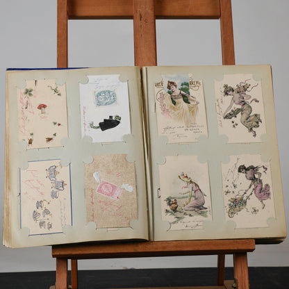 Album cartoline illustrate primissimo 900 viaggiate varie tipologie