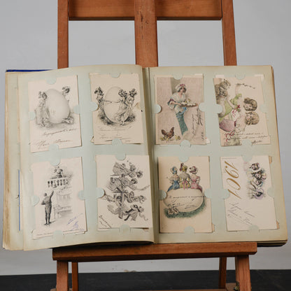 Album cartoline illustrate primissimo 900 viaggiate varie tipologie