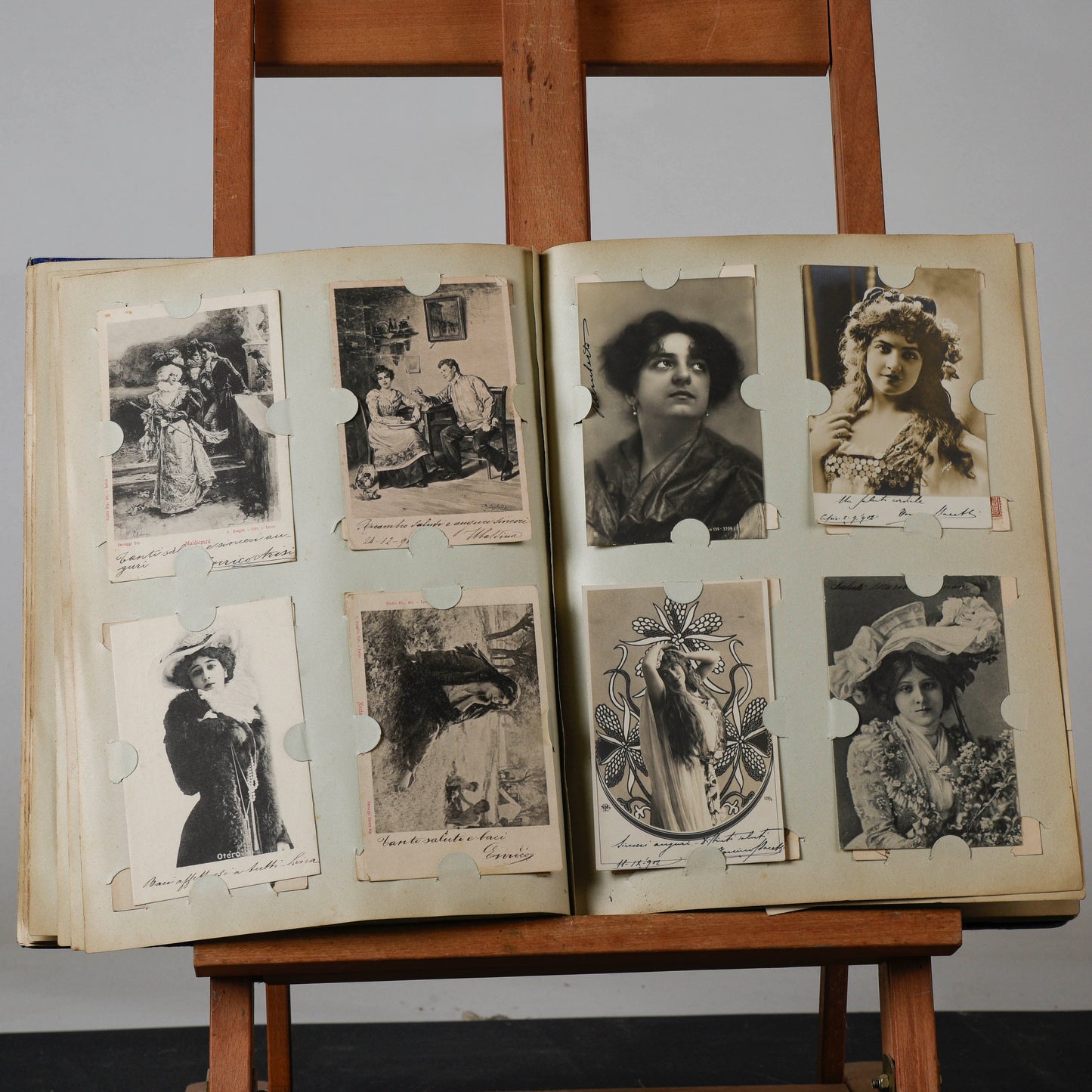 Album cartoline illustrate primissimo 900 viaggiate varie tipologie