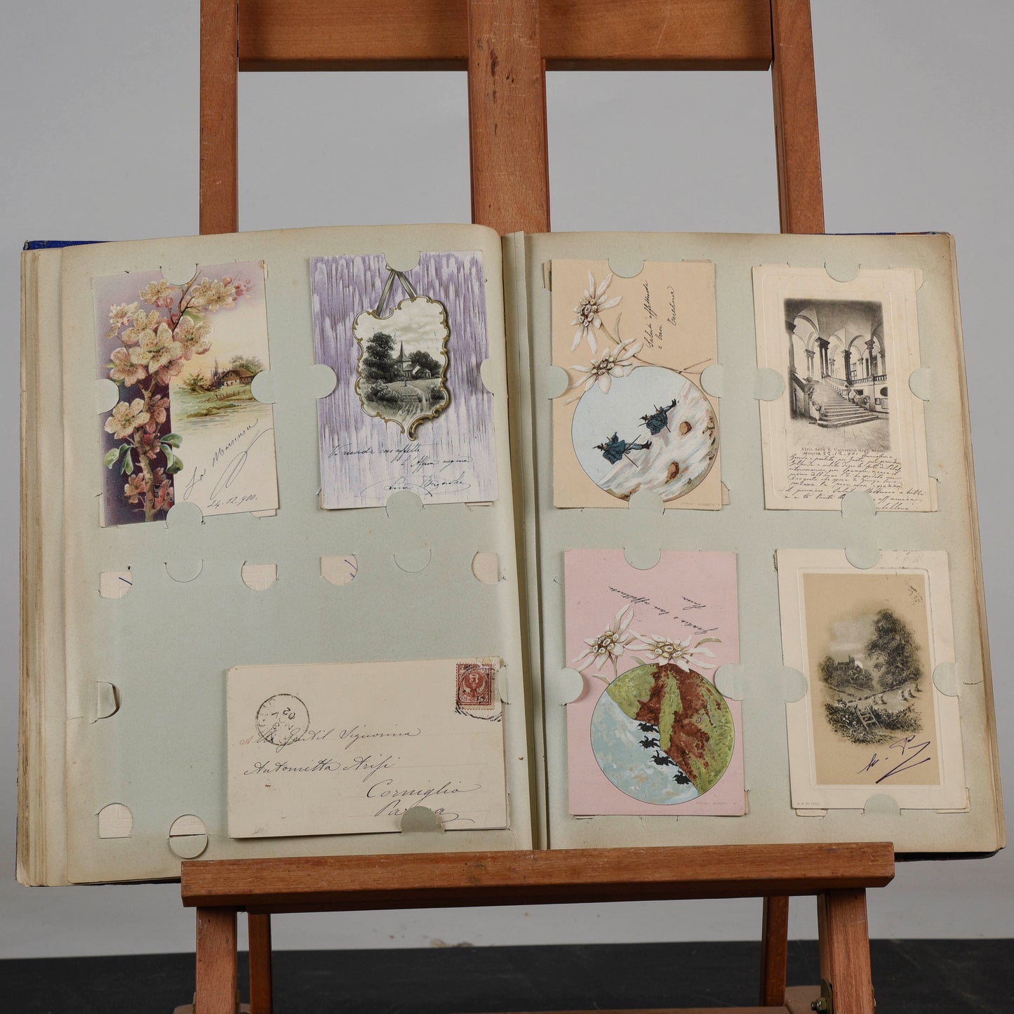 Album cartoline illustrate primissimo 900 viaggiate varie tipologie