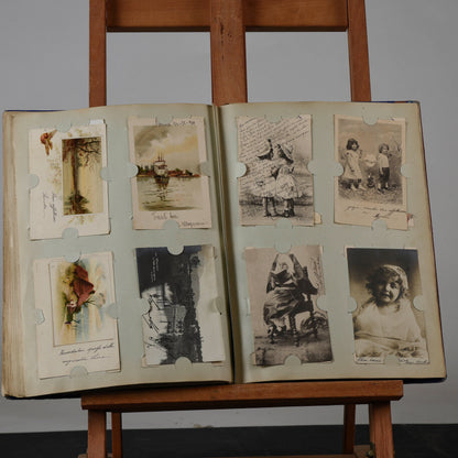 Album cartoline illustrate primissimo 900 viaggiate varie tipologie