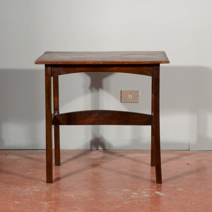Tavolino basso in legno massello Italia 1940