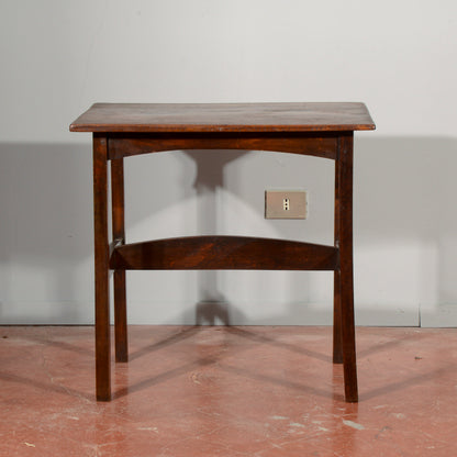 Tavolino basso in legno massello Italia 1940