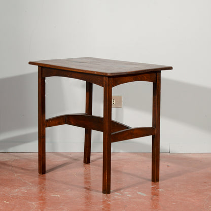 Tavolino basso in legno massello Italia 1940