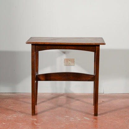 Tavolino basso in legno massello Italia 1940