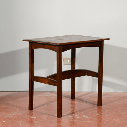Tavolino basso in legno massello Italia 1940