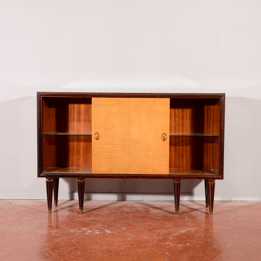 Credenza ante scorrevoli bicolore  Italia Art Decò