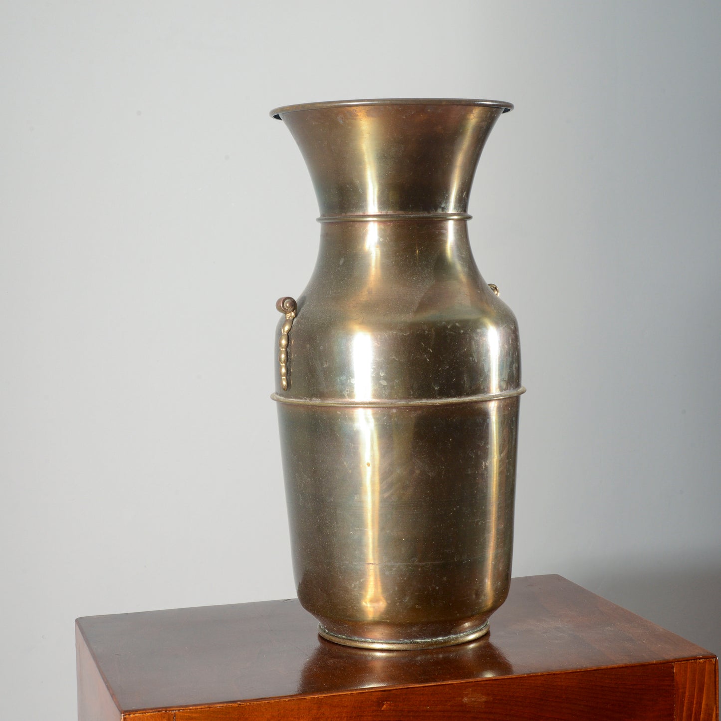 Vaso in metallo portaombrelli 1950