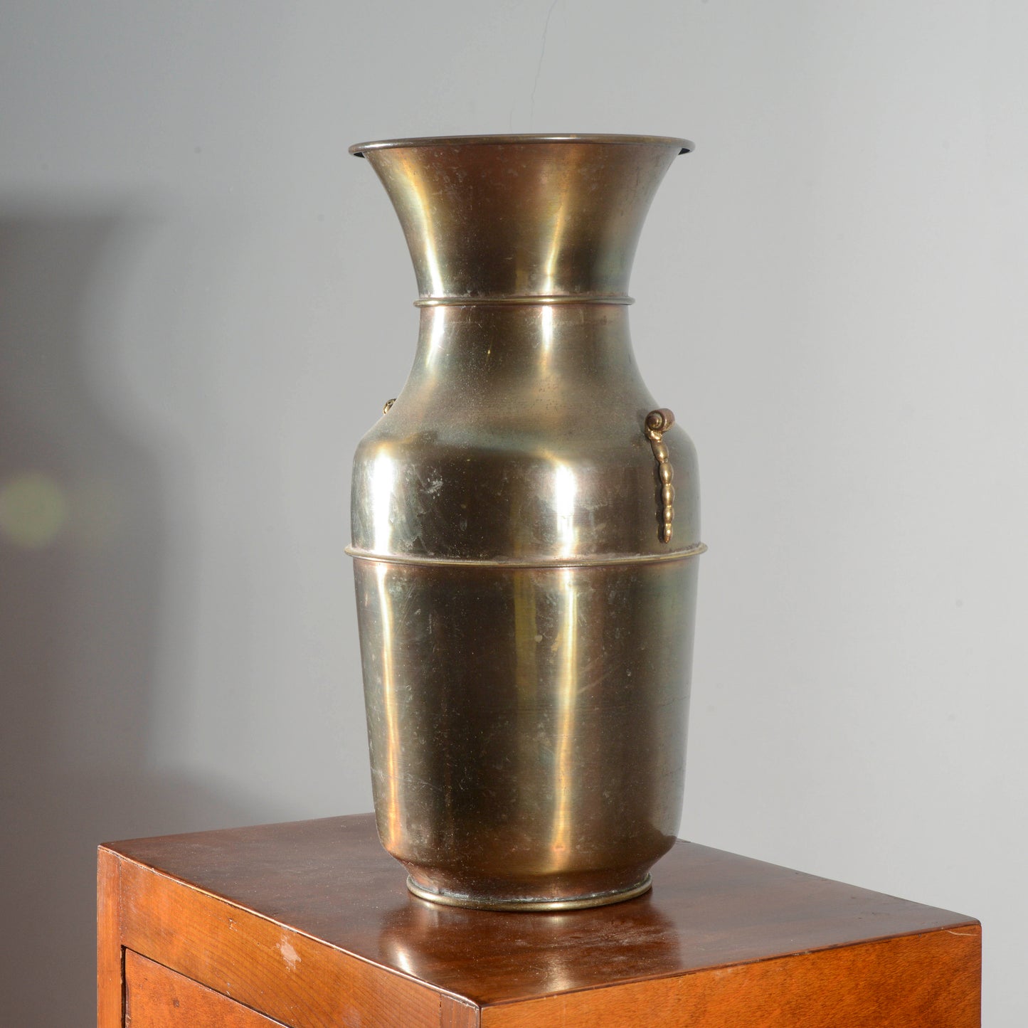 Vaso in metallo portaombrelli 1950