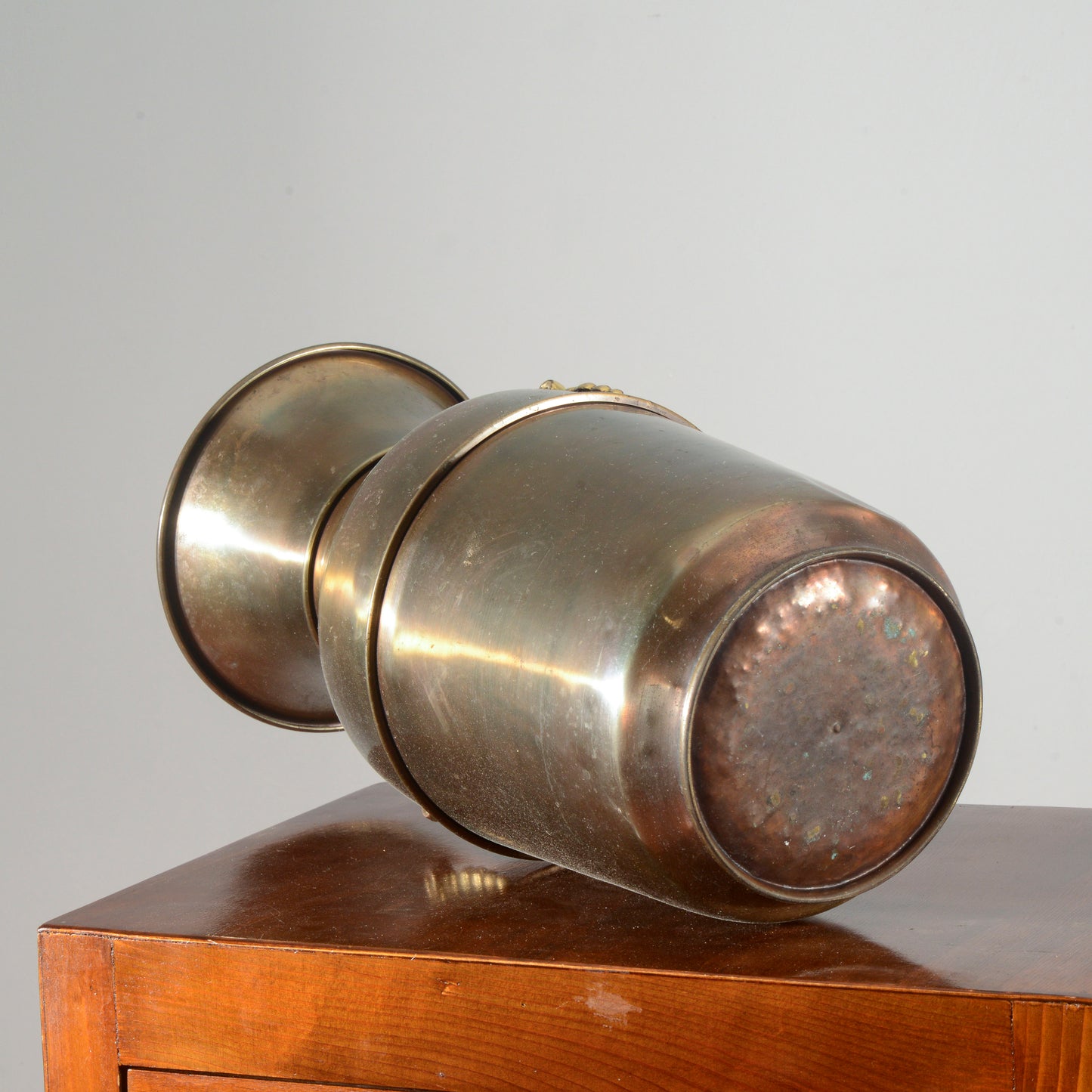 Vaso in metallo portaombrelli 1950