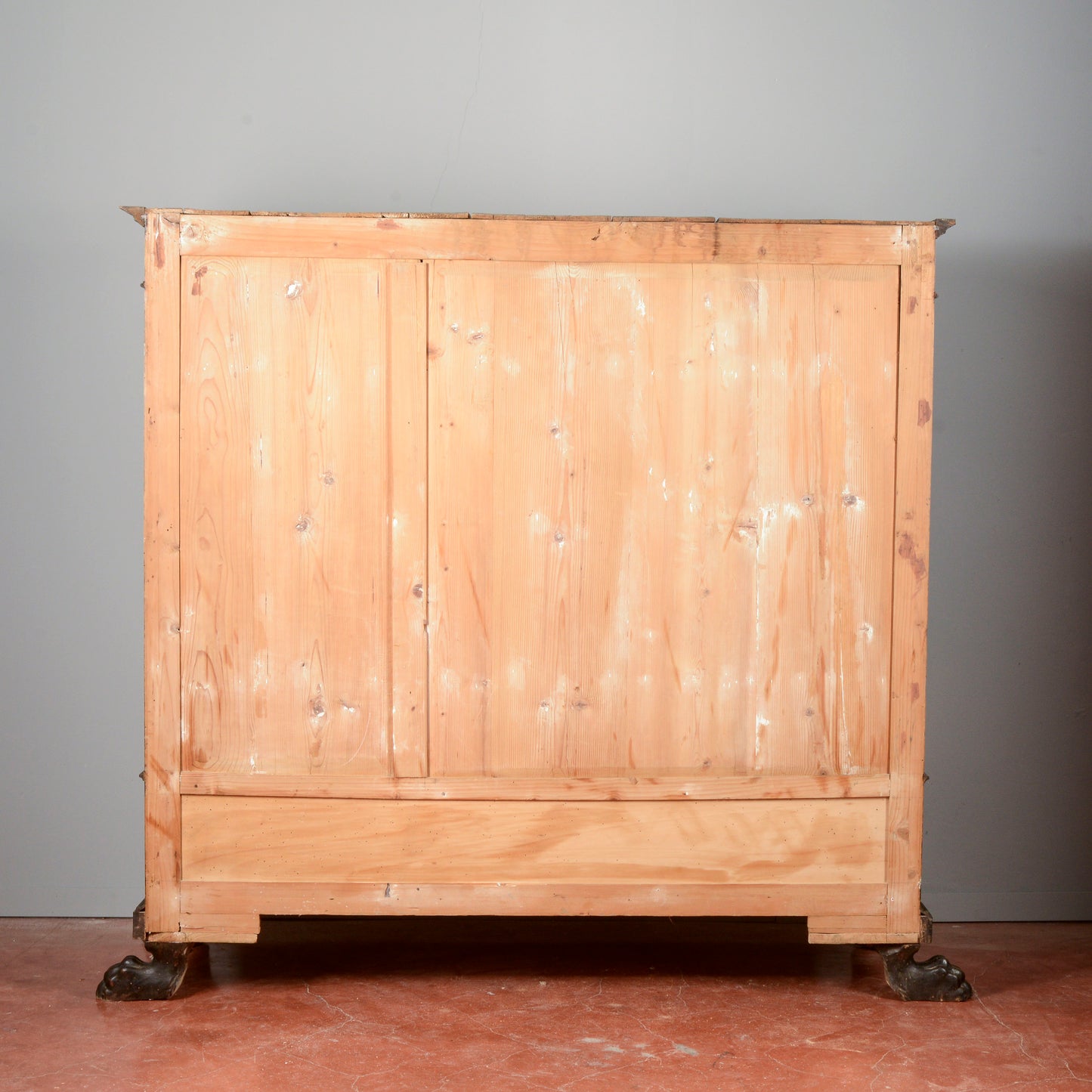 Credenza libreria 3 ante stile rinascimentale  Italia XX secolo