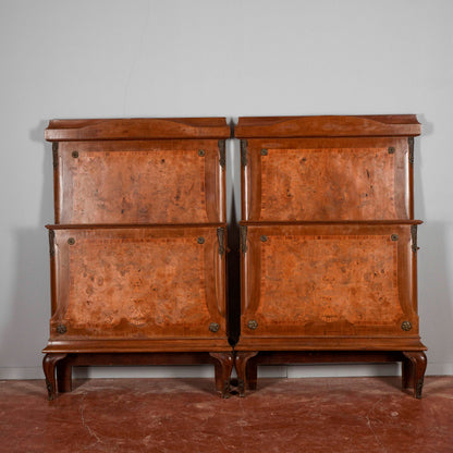 Letto coppia di letti testiera e pediera stile Napoleone III