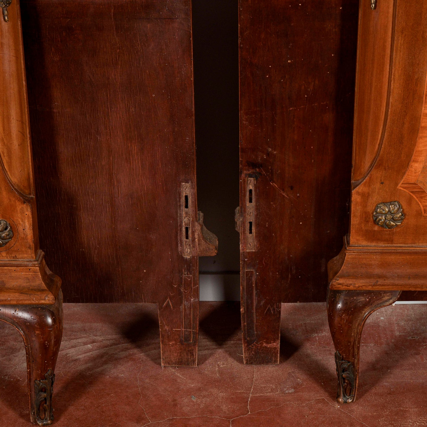 Letto coppia di letti testiera e pediera stile Napoleone III