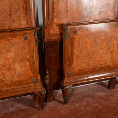 Letto coppia di letti testiera e pediera stile Napoleone III