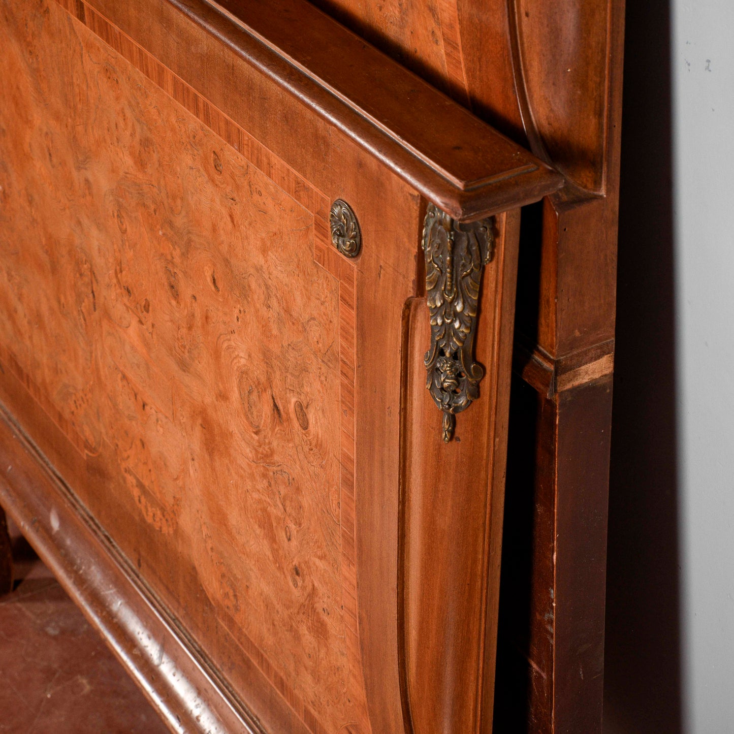 Letto coppia di letti testiera e pediera stile Napoleone III