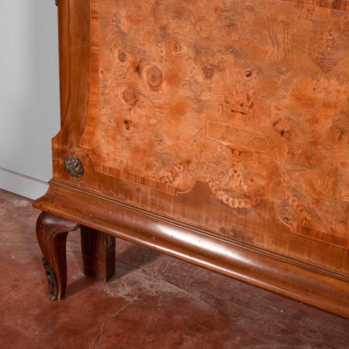 Letto coppia di letti testiera e pediera stile Napoleone III